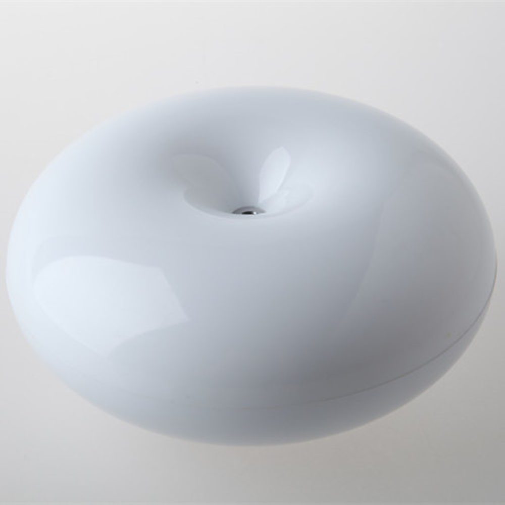 A minimal white ceramic diffuser
